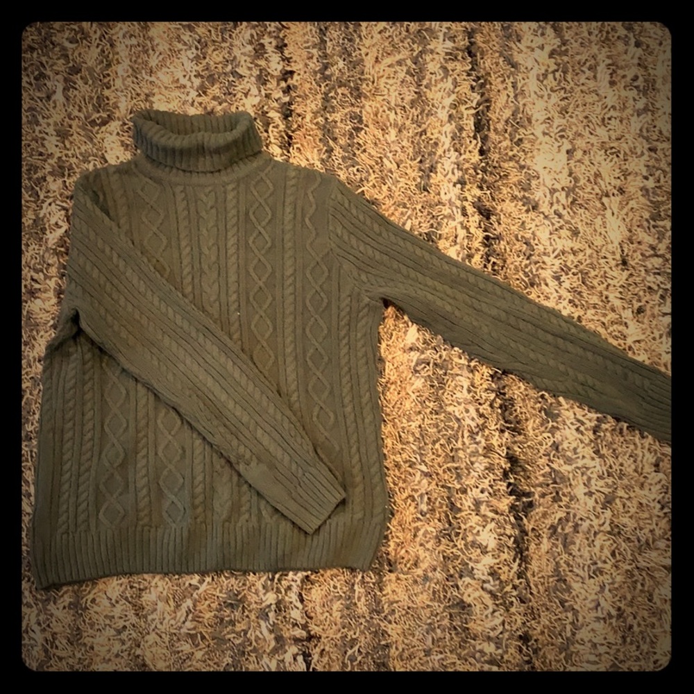 Croft & Barrow Turtleneck Sweater(Green)